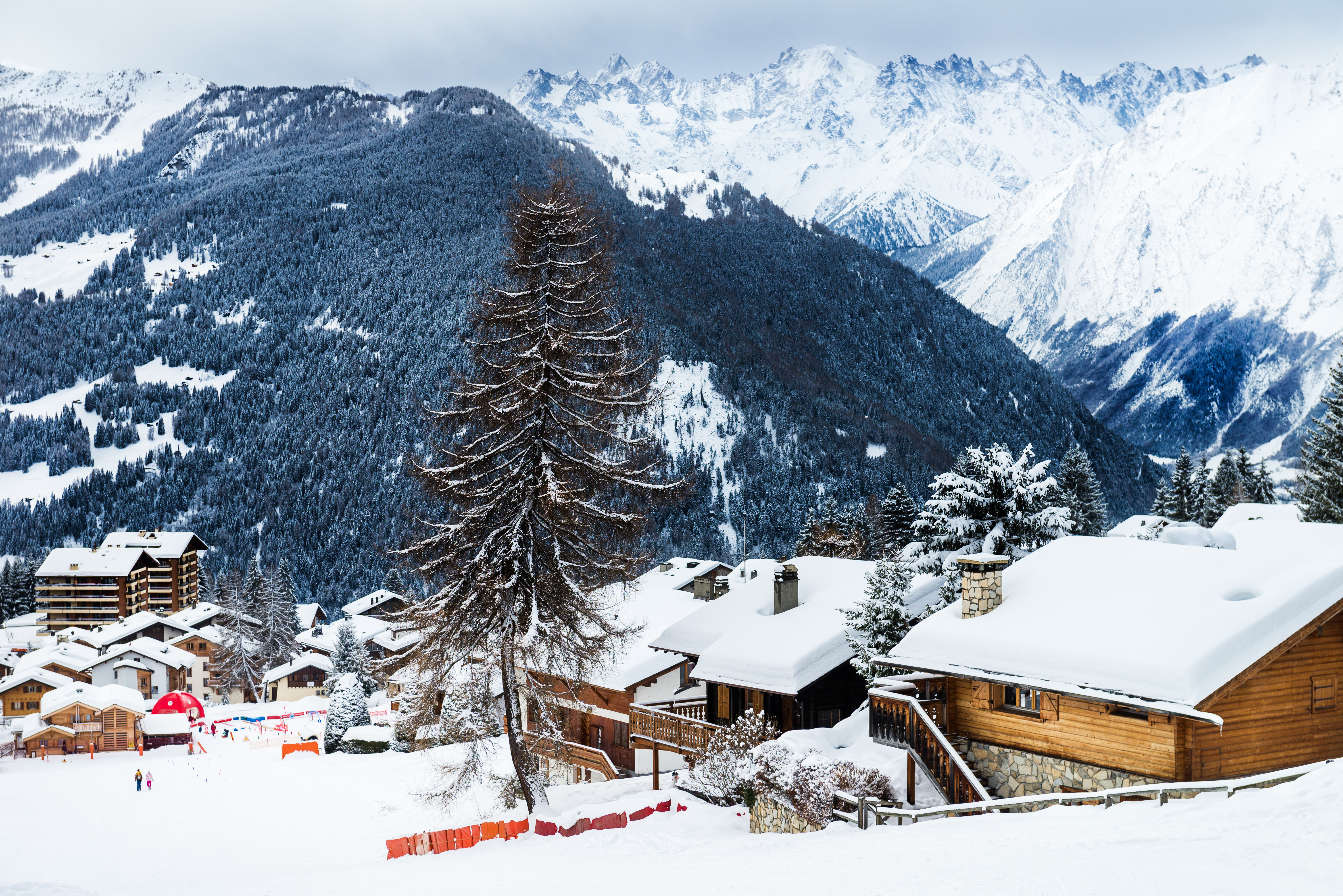 Vista panoramica de Verbier